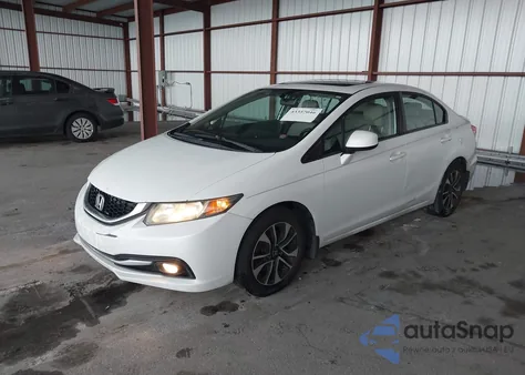 2013 Honda Civic Ex-L from USA, damaged, VIN 19XFB2F91DE008384